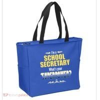 I'm A School Secretary What's Your Superpower? Tote Bag thumb 2