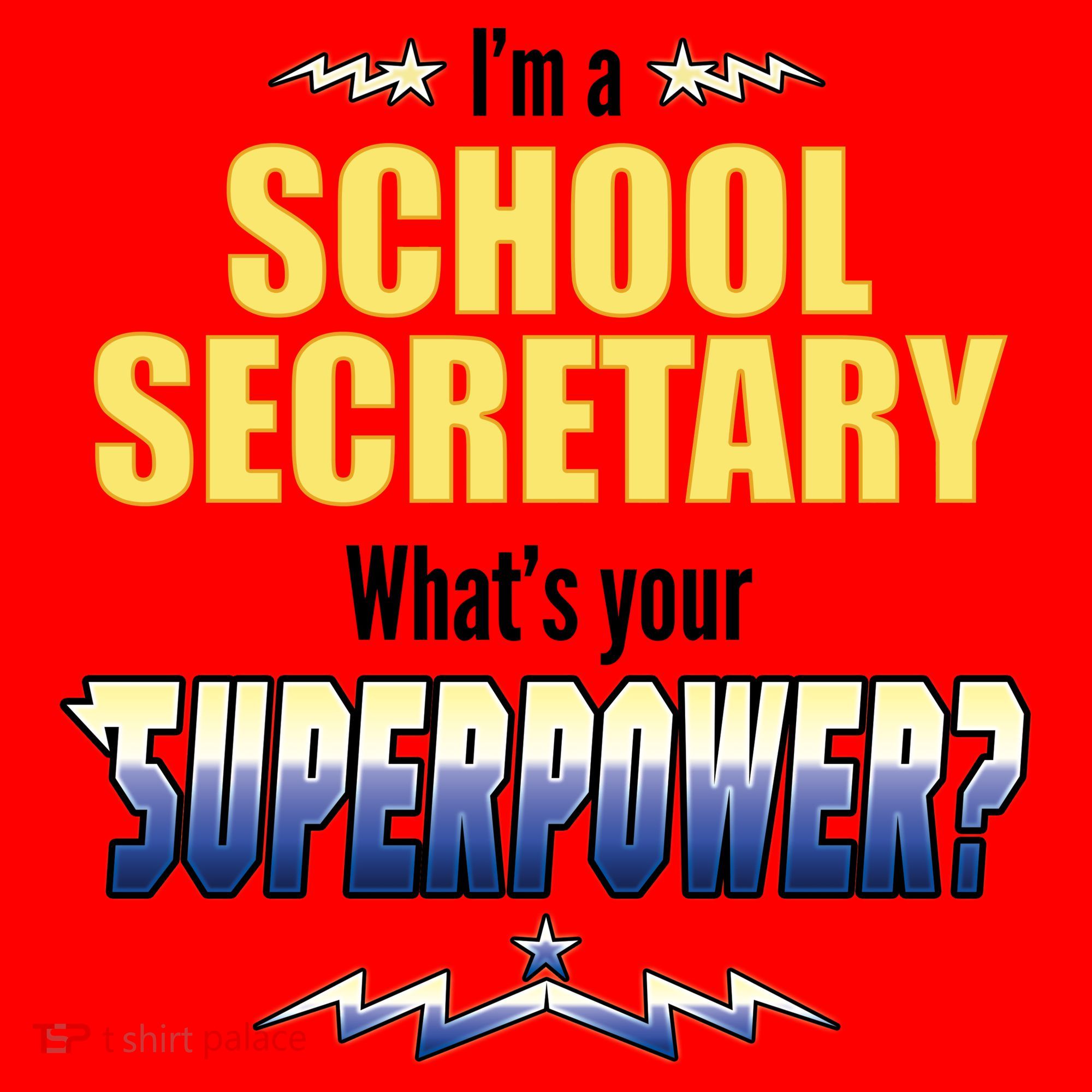 I'm A School Secretary What's Your Superpower? Santa Hat