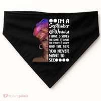 I'm a September Woman USA-Made Doggie Bandana thumb 0