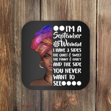 I'm a September Woman Coaster