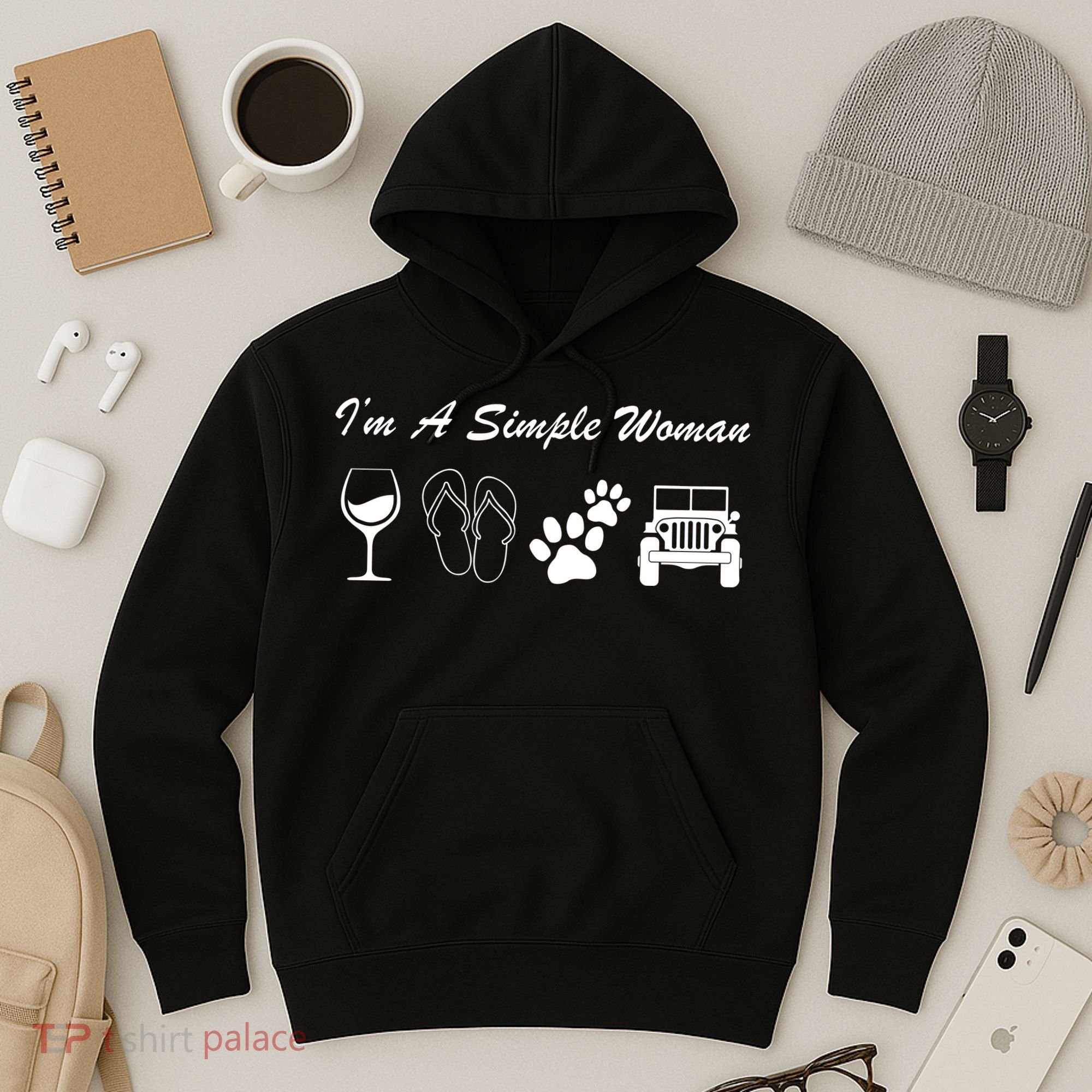 I'm A Simple Woman Living A Simple Life Hoodie
