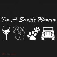 I'm A Simple Woman Living A Simple Life Sweatshirt thumb 3
