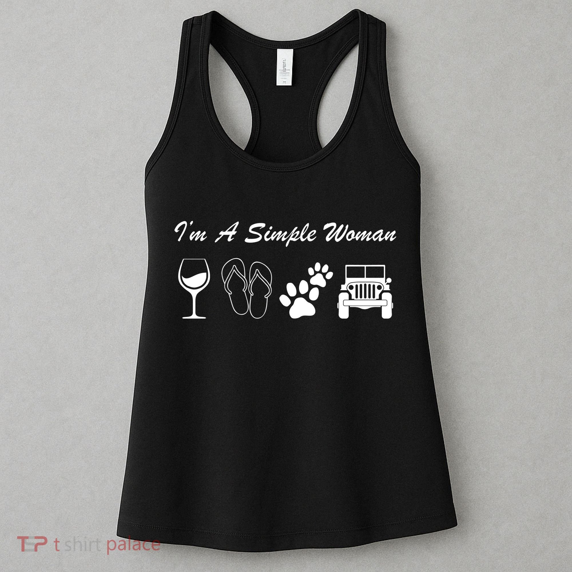 I'm A Simple Woman Living A Simple Life Women's Tank Top
