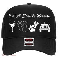 I'm A Simple Woman Living A Simple Life Hat thumb 0