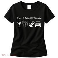 I'm A Simple Woman Living A Simple Life Women's T-Shirt thumb 0