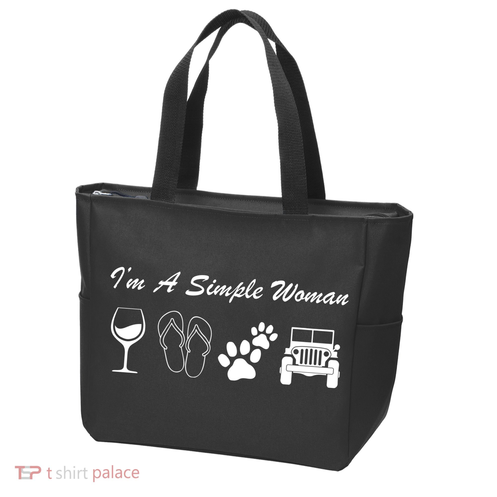 I'm A Simple Woman Living A Simple Life Tote Bag