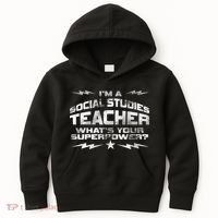 I'm A Social Studies Teacher Kids Hoodie thumb 0
