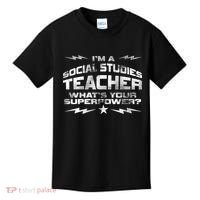 I'm A Social Studies Teacher Kids T-Shirt thumb 0