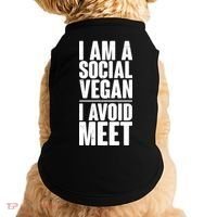 I'm A Social Vegan I Avoid Meet Doggie Tank thumb 0