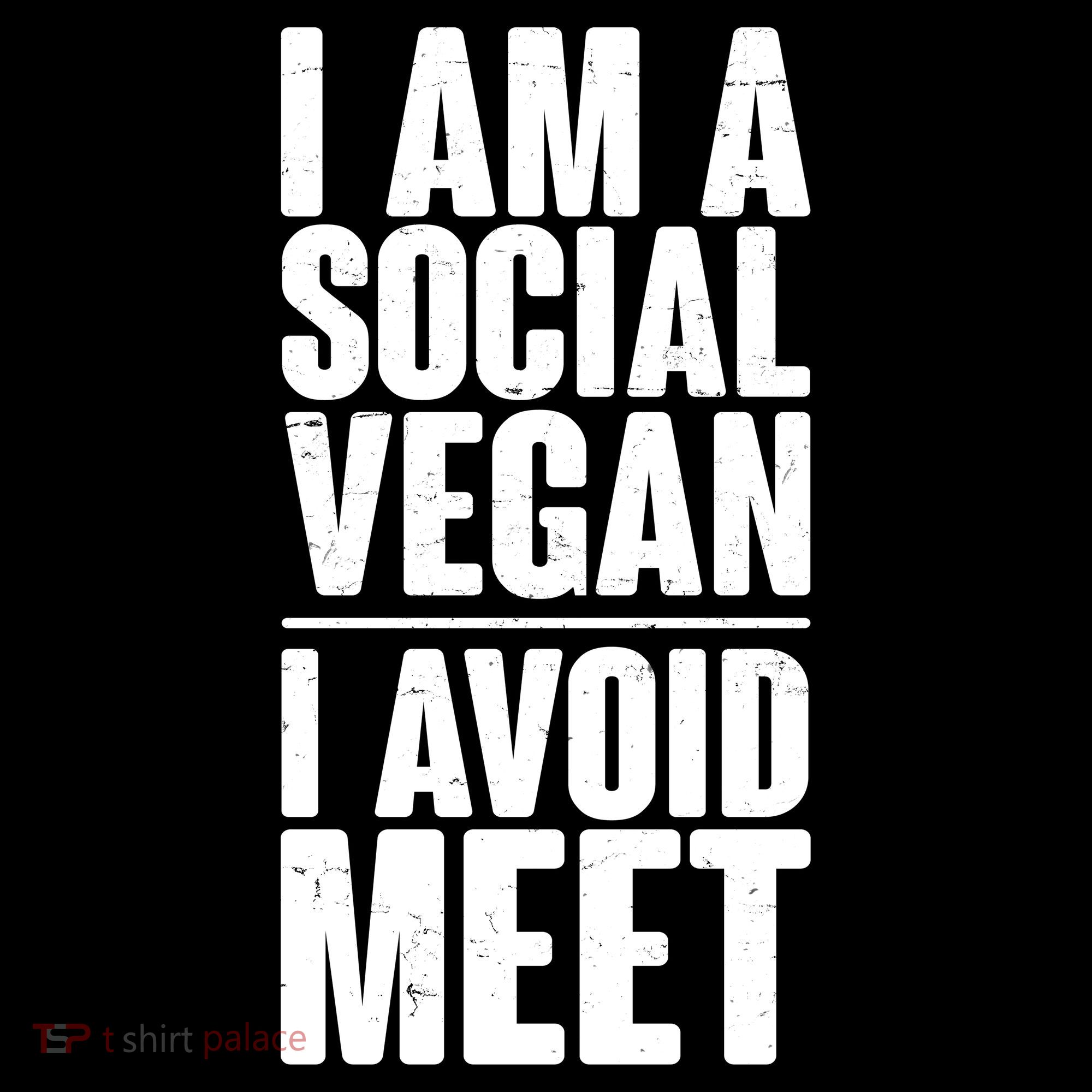 I'm A Social Vegan I Avoid Meet Sweatshirt
