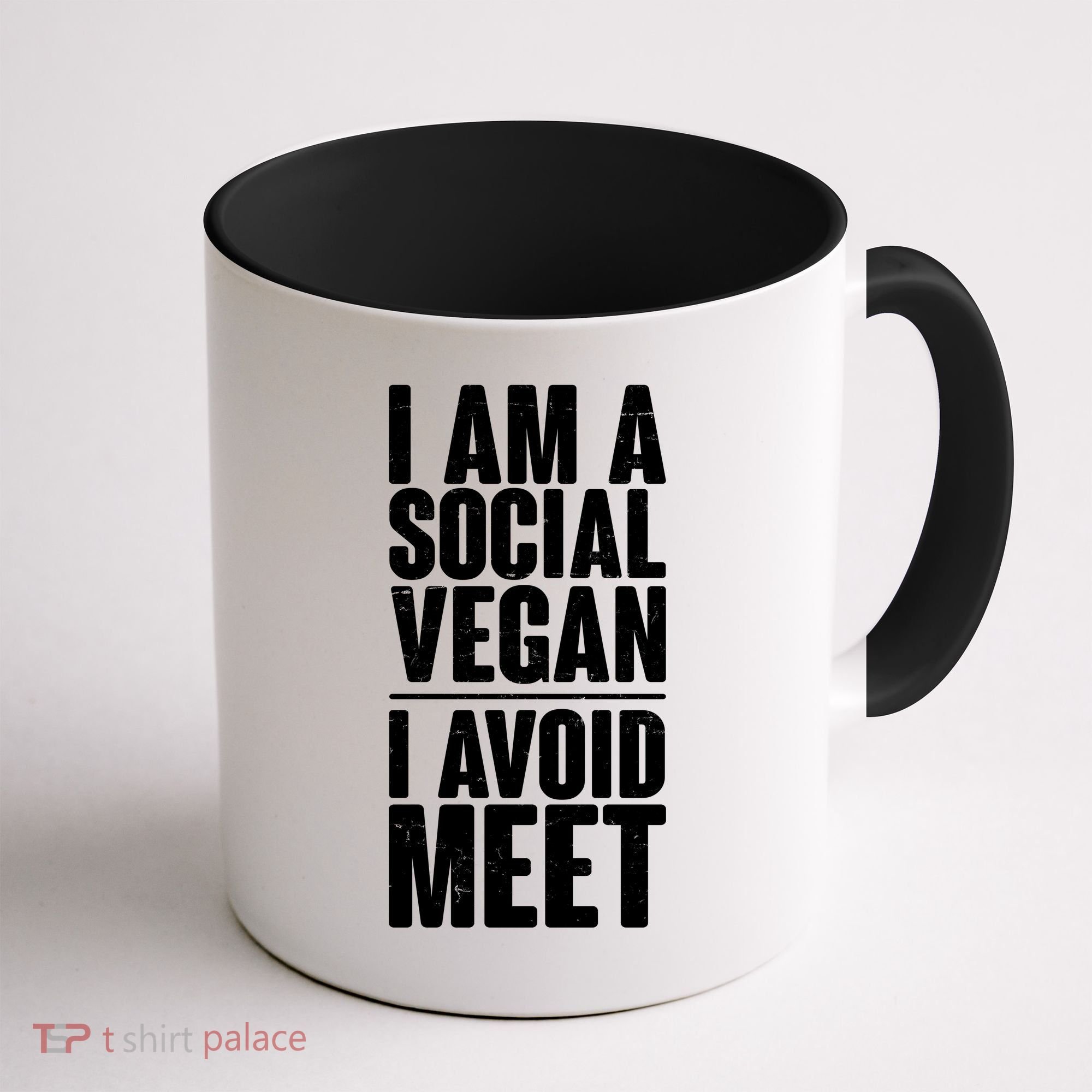 I'm A Social Vegan I Avoid Meet Coffee Mug