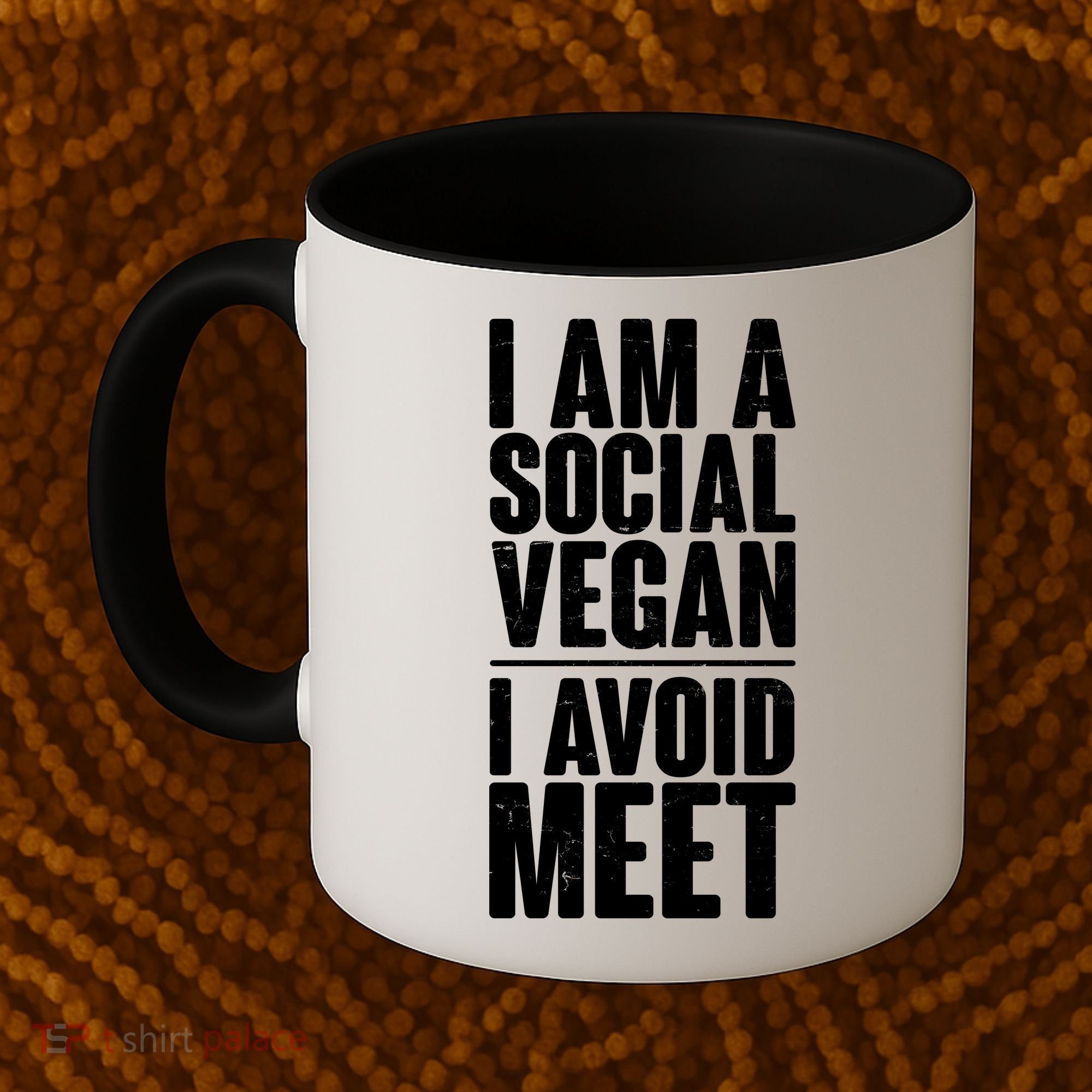 I'm A Social Vegan I Avoid Meet Coffee Mug