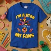 I'm A Star They're My Fans TV Show Spoof Kids T-Shirt thumb 3