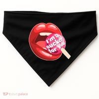 I'm A Sucker For You Funny USA-Made Doggie Bandana thumb 0