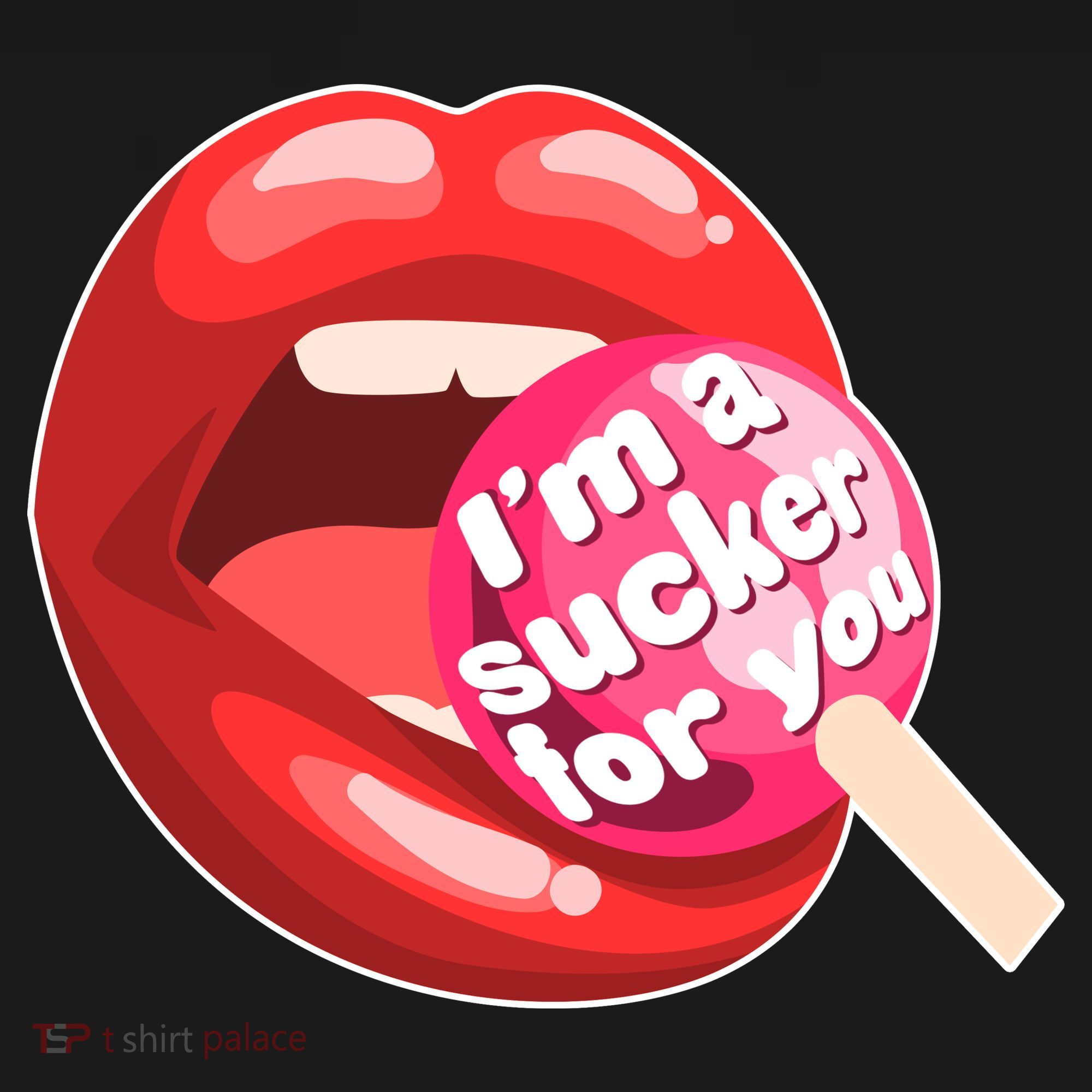 I'm A Sucker For You Funny USA-Made Doggie Bandana