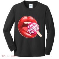 I'm A Sucker For You Funny Kids Long Sleeve Shirt thumb 0
