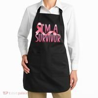 I'm A Survivor Breast Cancer Awareness Apron thumb 2