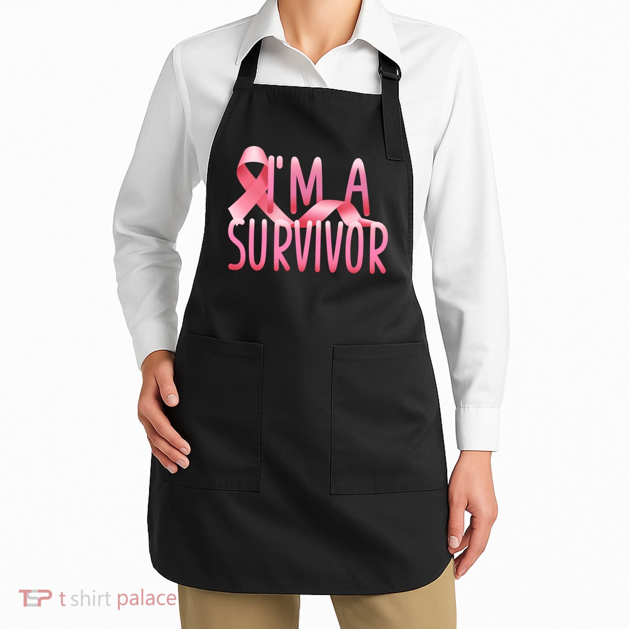 I'm a Survivor Breast Cancer Awareness Apron