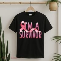 I'm A Survivor Breast Cancer Awareness T-Shirt thumb 2