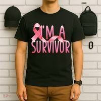 I'm A Survivor Breast Cancer Awareness T-Shirt thumb 6