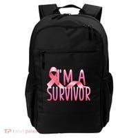 I'm A Survivor Breast Cancer Awareness Backpack thumb 0