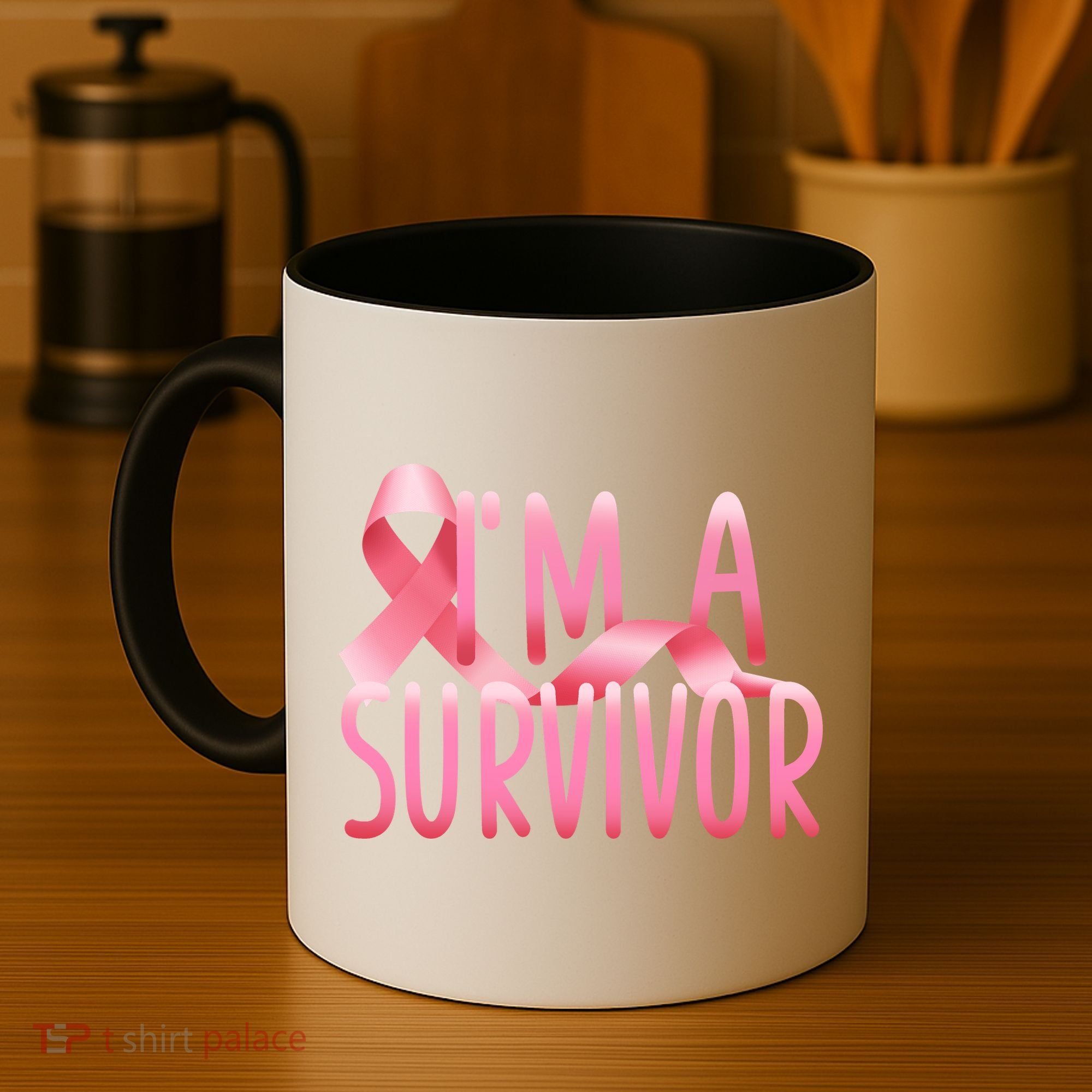 I'm a Survivor Breast Cancer Awareness Coffee Mug