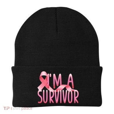 I'm a Survivor Breast Cancer Awareness Beanie