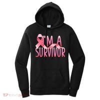 I'm A Survivor Breast Cancer Awareness Women's Hoodie thumb 0