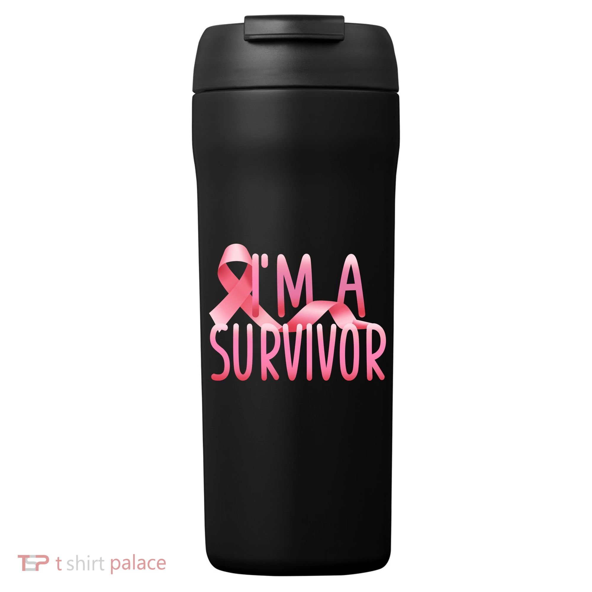 I'm A Survivor Breast Cancer Awareness 24oz Duet Stainless Steel Tumbler
