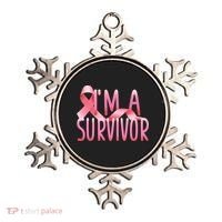 I'm a Survivor Breast Cancer Awareness Ornament thumb 0