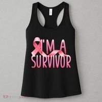 I'm a Survivor Breast Cancer Awareness Women's Tank Top thumb 3