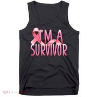 I'm a Survivor Breast Cancer Awareness Tank Top thumb 0