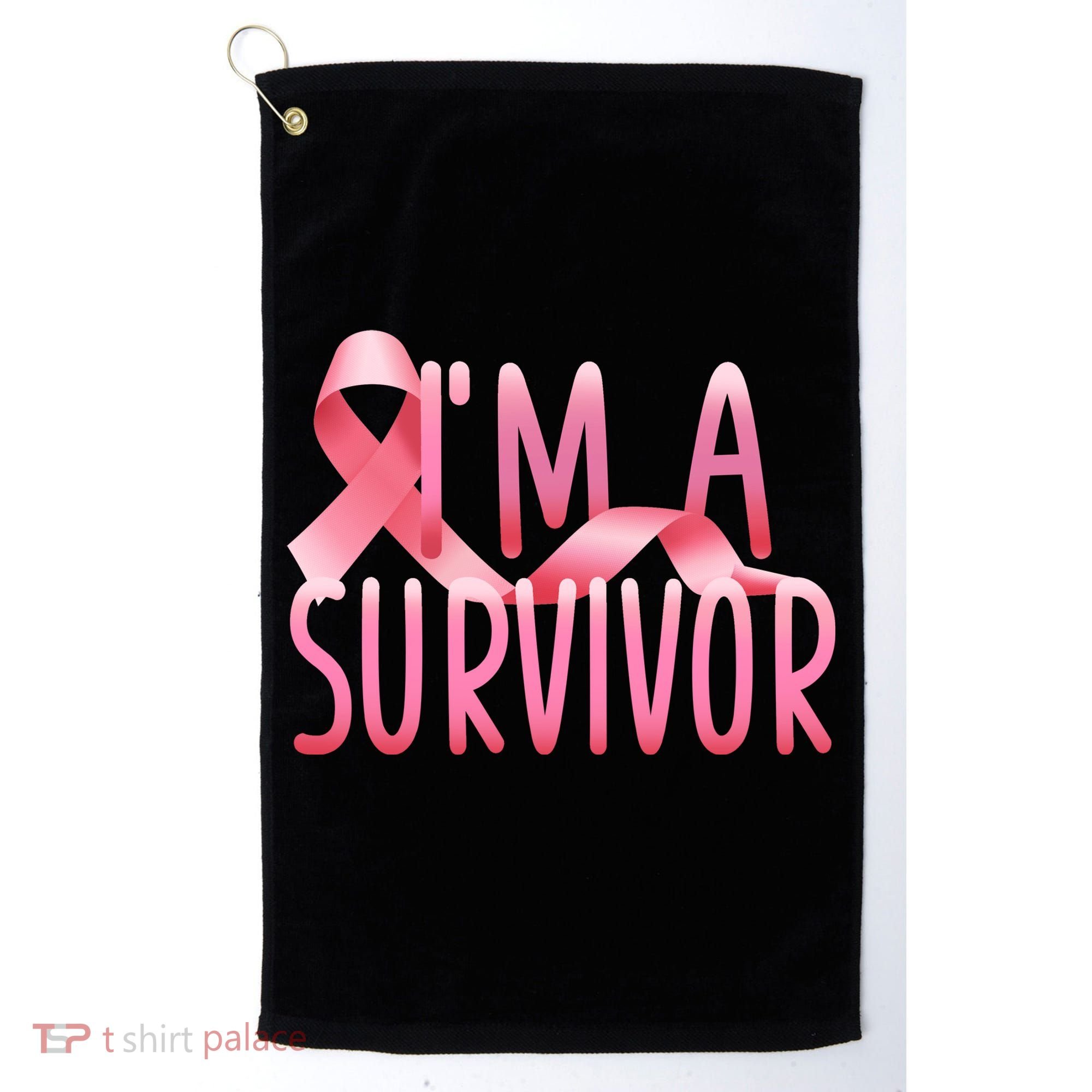 I'm A Survivor Breast Cancer Awareness Golf Towel