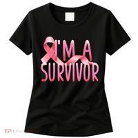 I'm A Survivor Breast Cancer Awareness Women's T-Shirt thumb 0