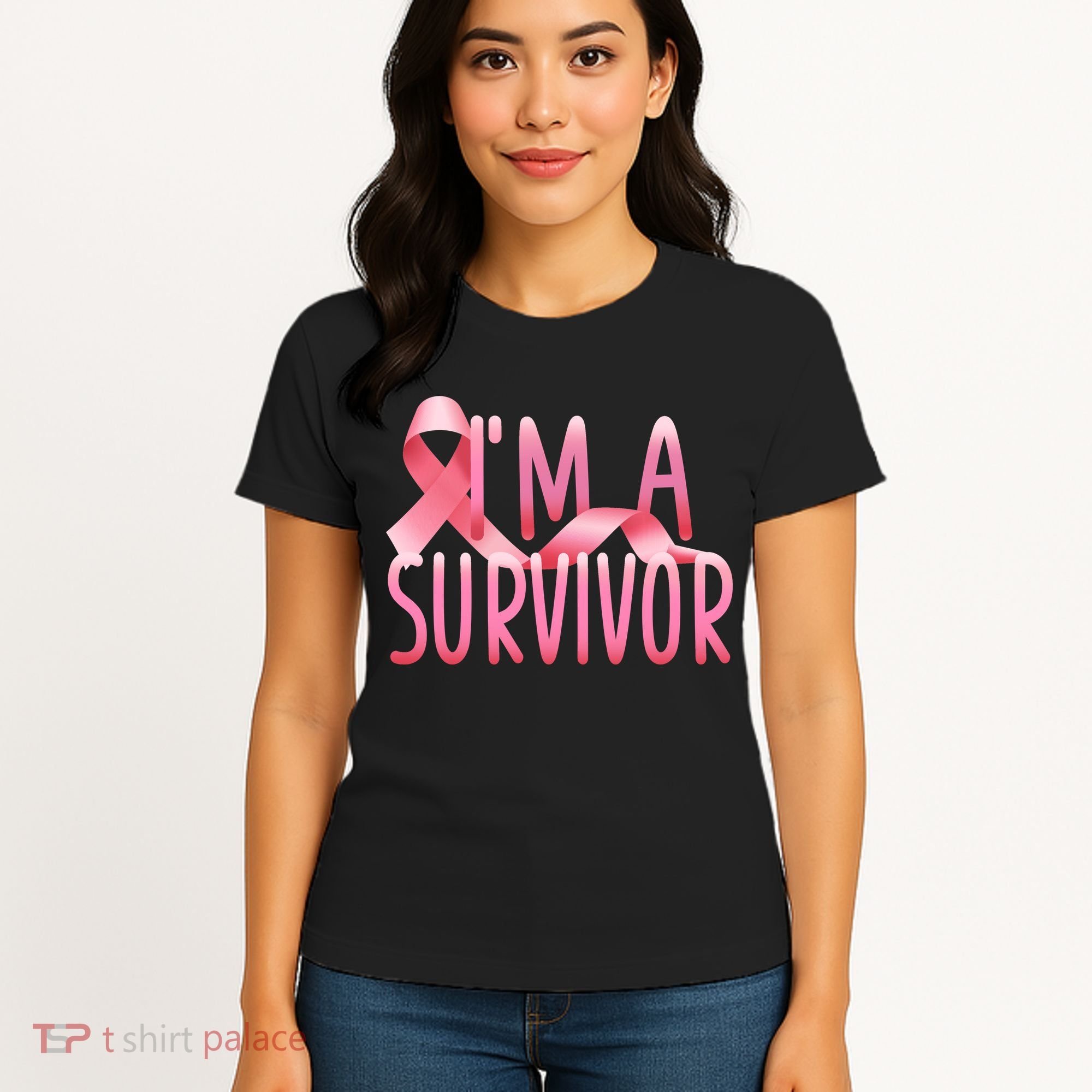I'm a Survivor Breast Cancer Awareness Women's T-Shirt