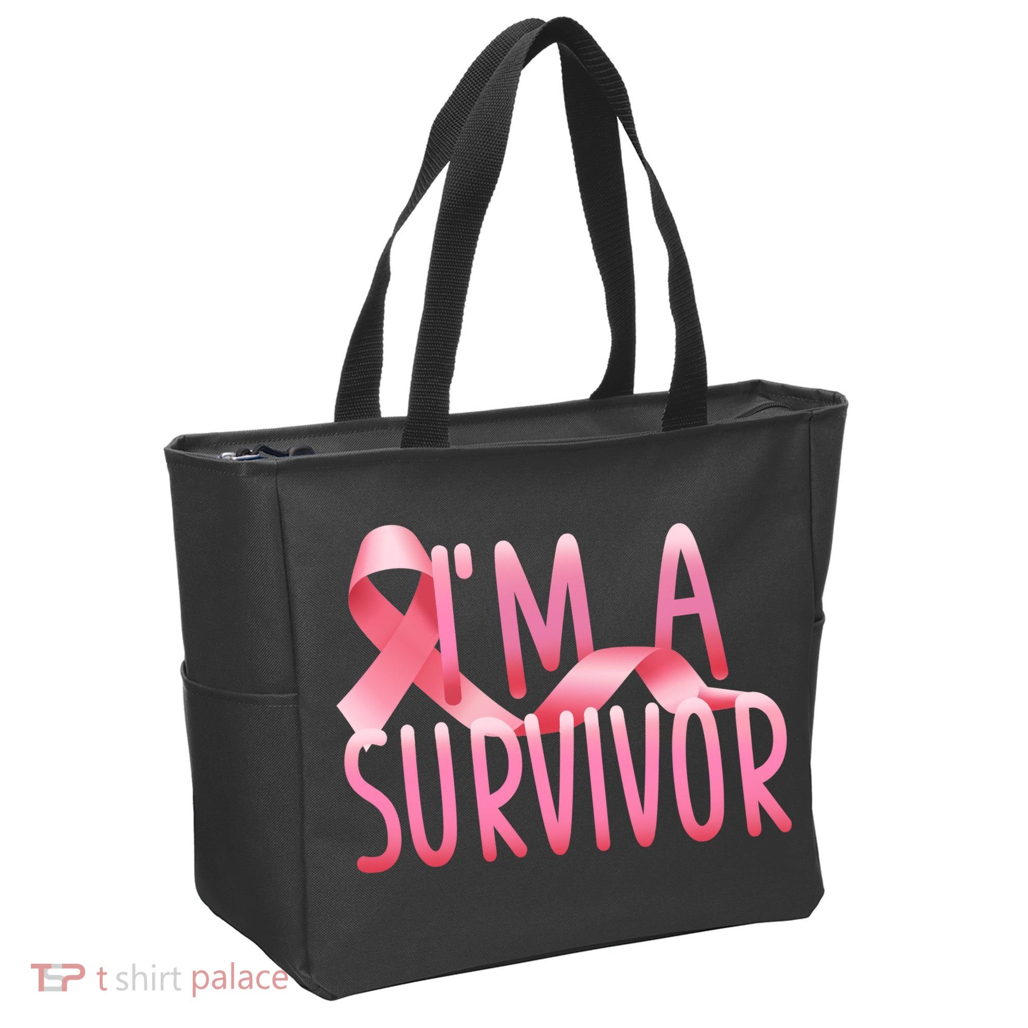 I'm A Survivor Breast Cancer Awareness Tote Bag