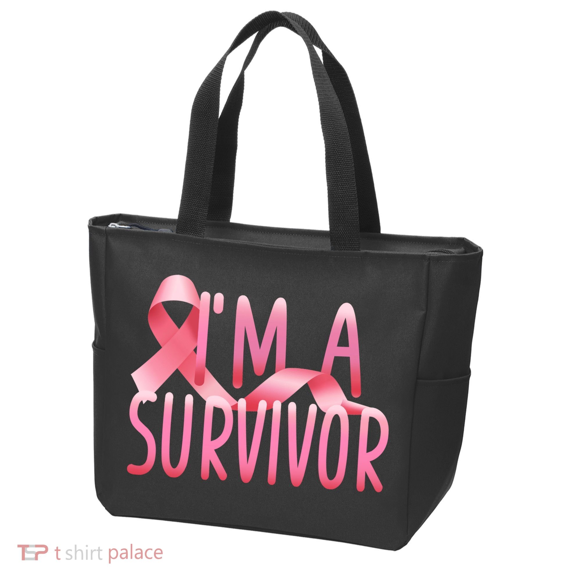 I'm A Survivor Breast Cancer Awareness Tote Bag