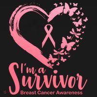 I'm a Survivor Breast Cancer Awareness Butterfly Women's Hoodie thumb 2