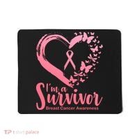 I'm a Survivor Breast Cancer Awareness Butterfly Mousepad thumb 0