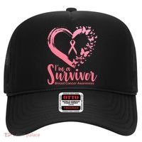 I'm a Survivor Breast Cancer Awareness Butterfly Hat thumb 0