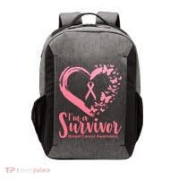 I'm a Survivor Breast Cancer Awareness Butterfly Vector Backpack thumb 0
