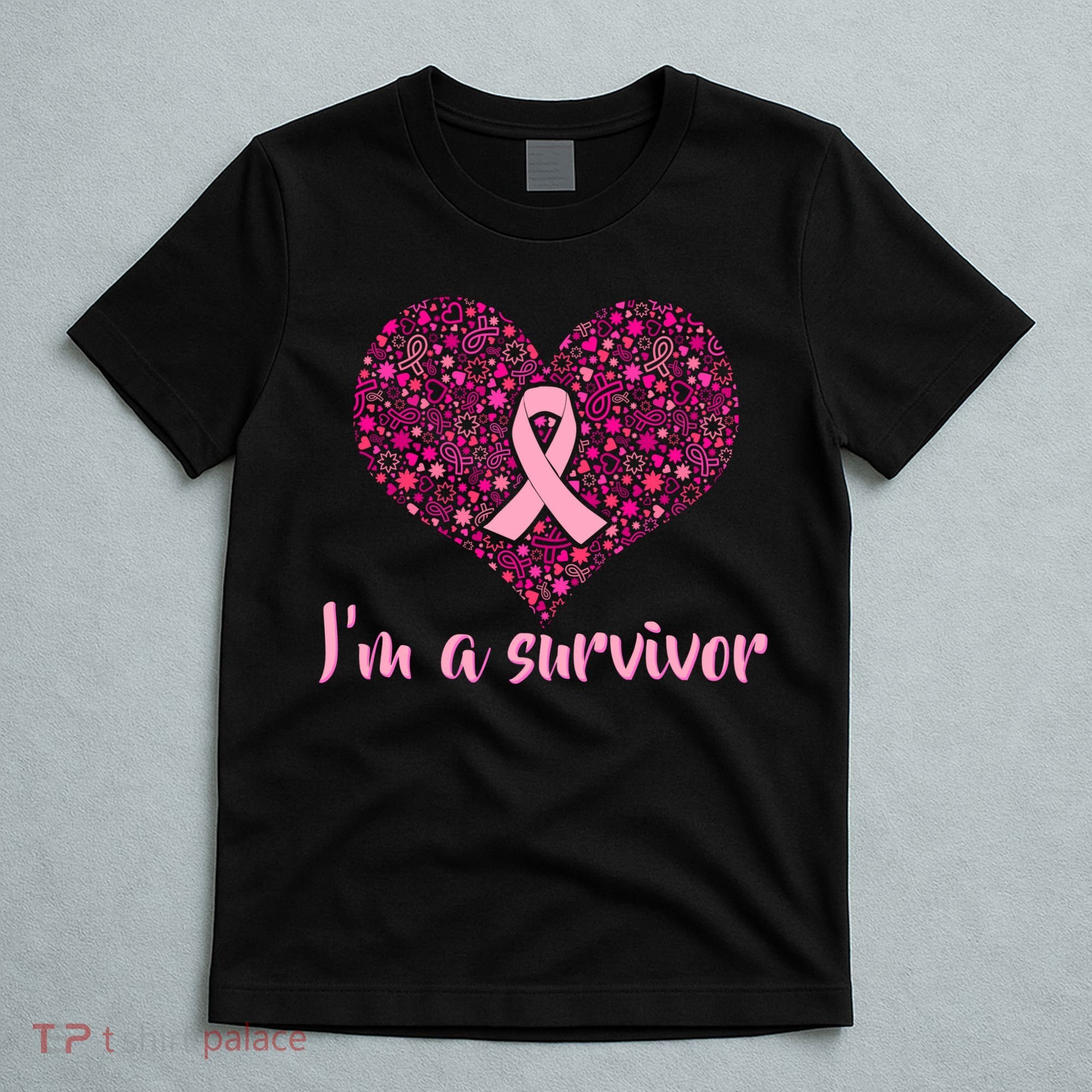 I'm A survivor Breast Cancer Awareness Heart T-Shirt