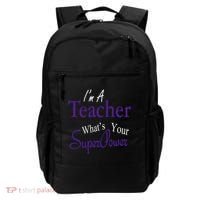 I'm A Teacher What's Your SuperPower Backpack thumb 0