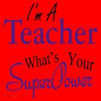 I'm A Teacher What's Your SuperPower Santa Hat thumb 1