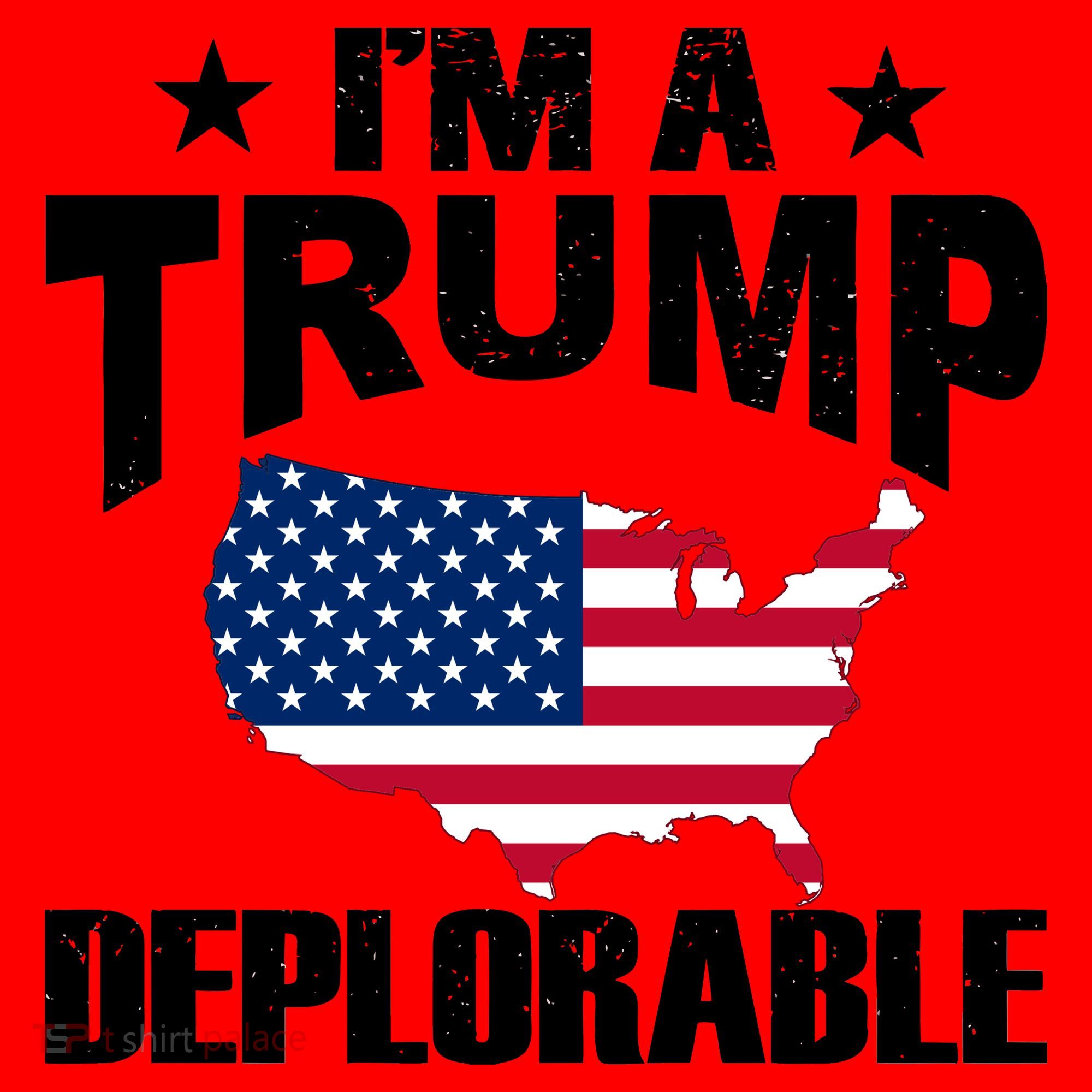 I'm A Trump Deplorable Santa Hat