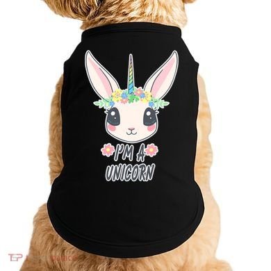 I'm A Unicorn Easter Bunny Funny Cute Doggie Tank