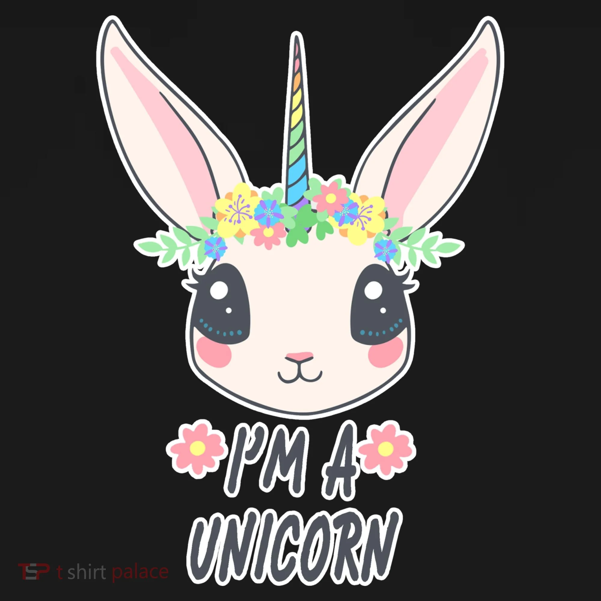 I'm A Unicorn Easter Bunny Funny Cute Doggie Tank