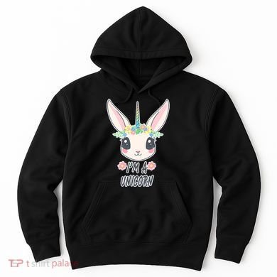 I'm A Unicorn Easter Bunny Funny Cute Hoodie