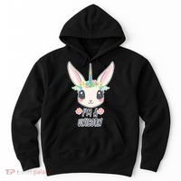 I'm A Unicorn Easter Bunny Funny Cute Hoodie thumb 0