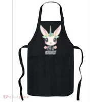 I'm A Unicorn Easter Bunny Funny Cute Apron thumb 0